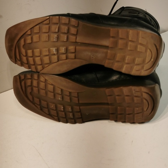 ANFIBIO Women's Brown Leather Lace up Zipper on the side Boots - Picture 8 of 10